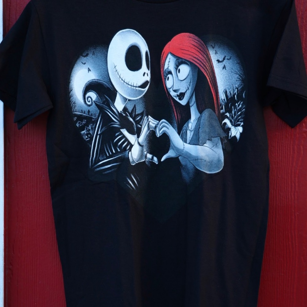Jack skeleton nightmare before Christmas graphic tshirt